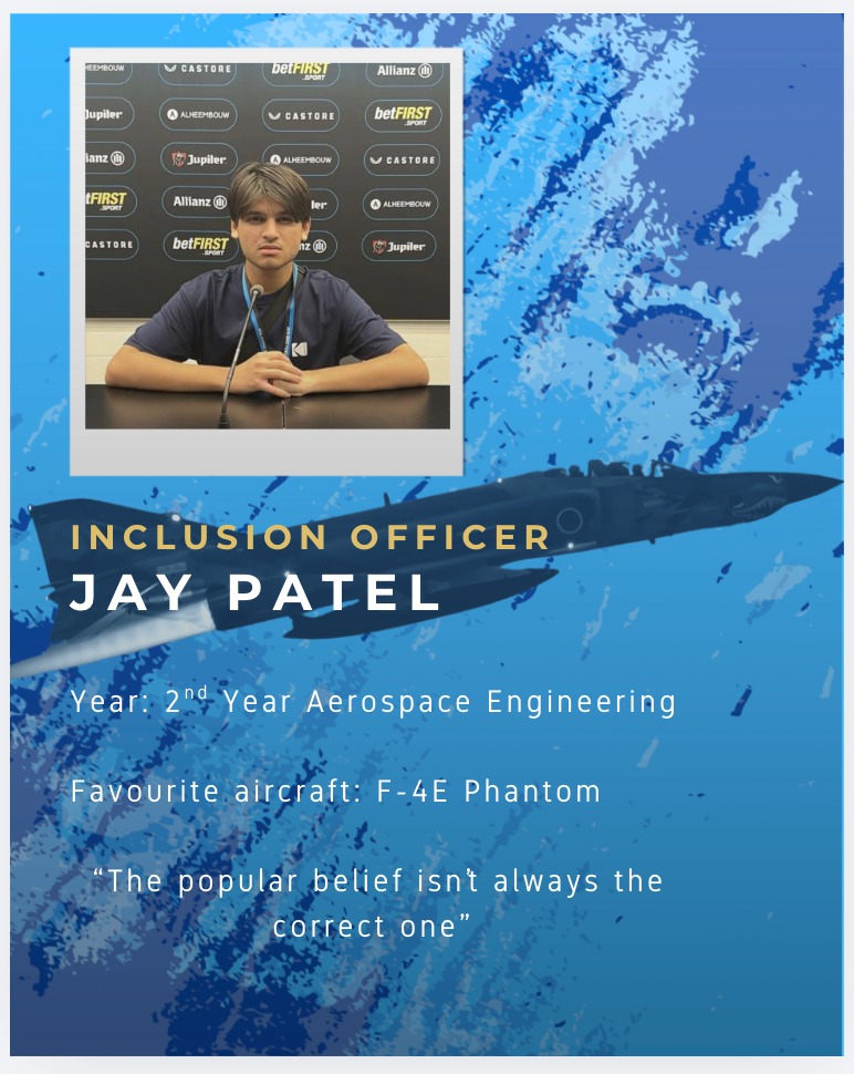 Jay Patel, Inclusions Officer