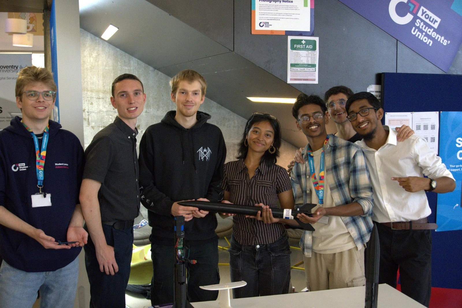 Coventry University Aerospace Society members